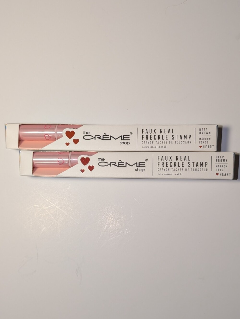 Set Of 2 Crème Shop Faux Real Freckle Stamp Duo